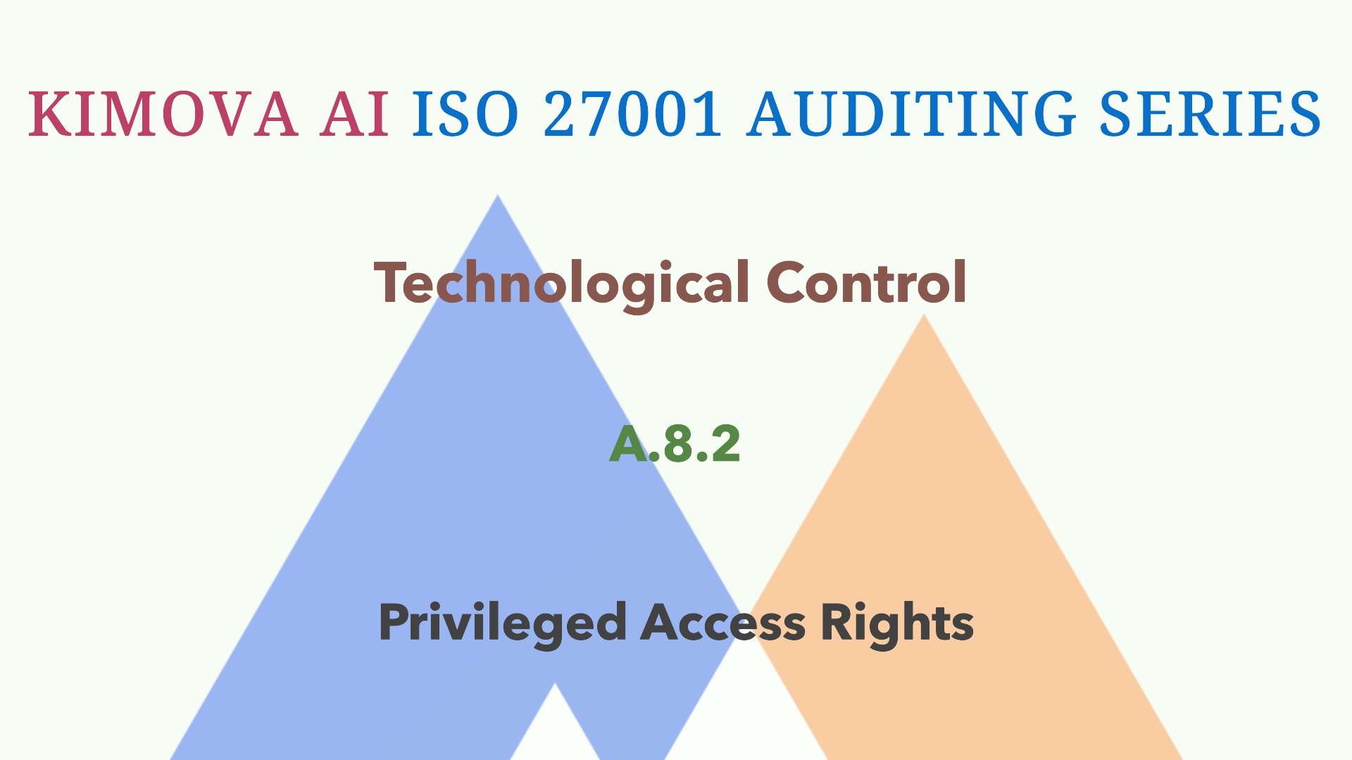 Understand ISO 27001 Technological Control A.8.2 Privileged Access Rights with [Kimova AI](https://kimova.ai)