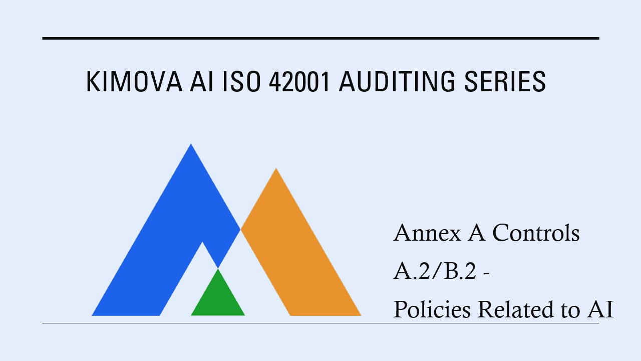 ISO 42001 - Annex A.2 Policies Related to AI by [Kimova AI](https://kimova.ai)